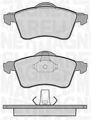 MAGNETI MARELLI Piduriklotsi komplekt,ketaspidur 363916060418